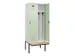 locker met bank,voor scheiding van kleding,HxBxD 2120x800x815mm,2vak