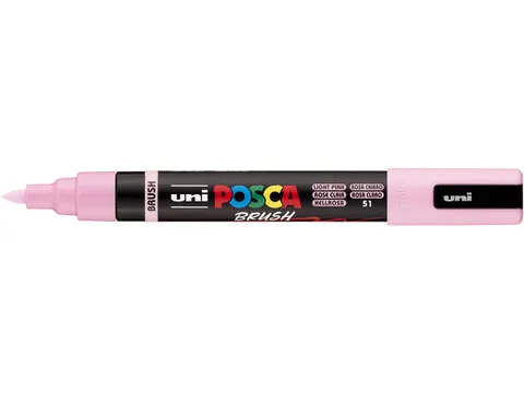 Uni Posca paintmarker PC-5BR 1 - 4 mm penseel lichtroze