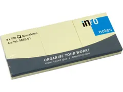 50X40Mm Geel 3 Bloks A 100 Vel