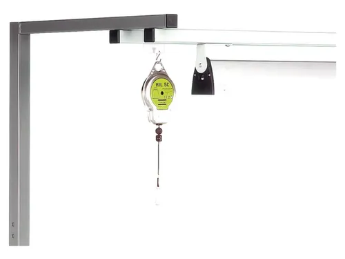 opzetframe,v. montagetafel,ESD,B 1800mm,m. 1rail,elektrisch geleidend