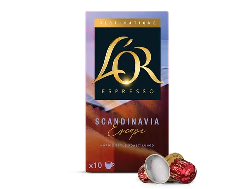 L'Or Destinations koffiecaps Scandinavia Escape 7/13 10 stuks