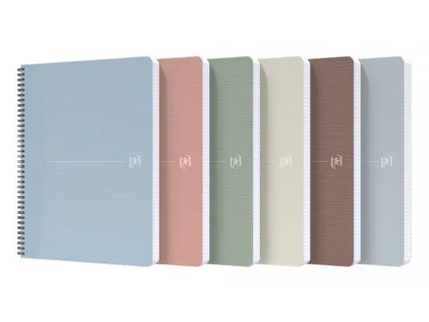 Spiraalblok Oxford My Rec'Up A4 lijn 90vel assorti