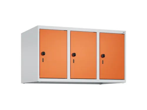 opzetkast,v. locker,3vak.,vak B 300mm,HxBxD 500x900x500mm,draaigrendel