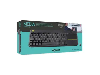 Wireless Touch Keyboard K400 Plus - Zwart, Belge (Azerty) - 20