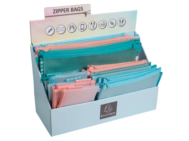 Display kit 36 Etui zip EVA ChromPastel