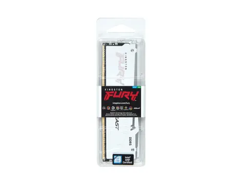 16GB 6400MT/s DDR5 CL32 DIMM FURY Beast White RGB EXPO