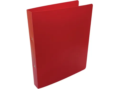 ringmap, voor ft A4, uit PP, 2 ringen van 25mm, rood