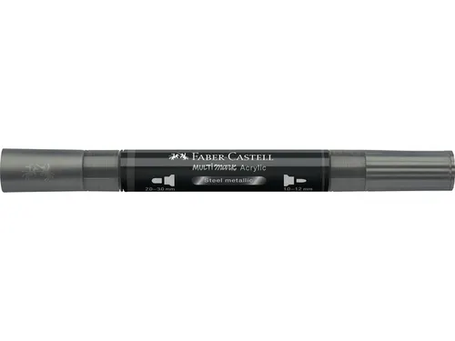 Acrylmarker Faber-Castell Multimark 297 steel metallic