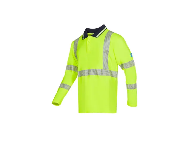 Sioen 539A Garat polo, fluo geel, maat 3XL, per stuk