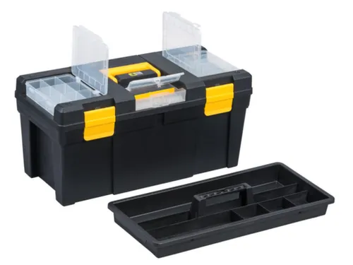 gereedschapskist,HxBxD 280x580x280mm,assortimentsvakken,bitbox,vakken