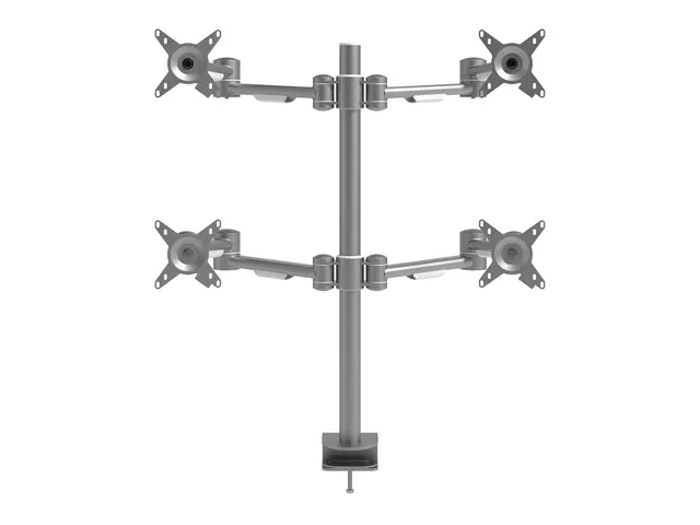 Bras support 4 écrans bureau Viewmaster 622 Argent