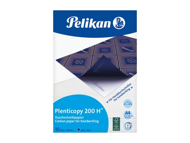 Carbon Handschrift Pelikan A4 200H 10 vel Blauw