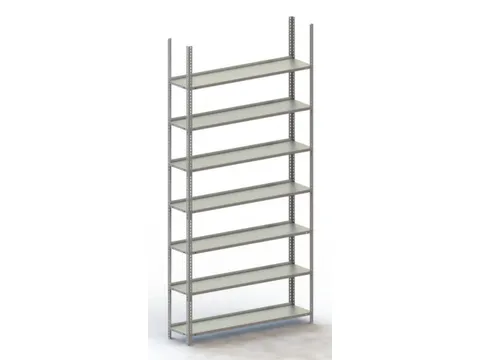 magazijnstelling,grondveld,HxBxD 2200x1254x304mm,vaklast 80kg