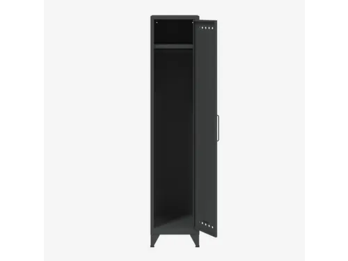 garderobekast,HxBxD 1800x380x510mm,1vak,4voeten,romp antraciet