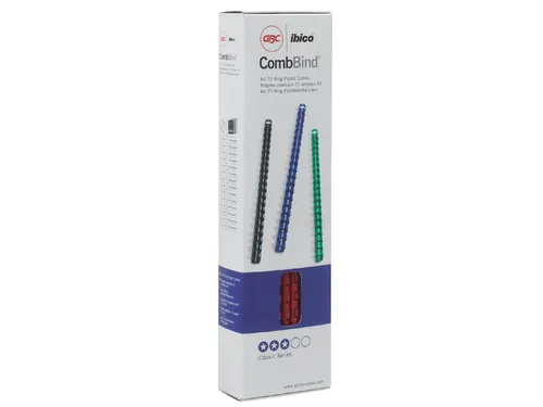 Bindrug GBC 10mm 21-rings A4 rood 100stuks