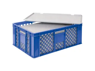 Euronorm-stapelbak,m. isoleerbox,HxLxB 240x600x400mm,43/20,4l,HDPE - 2