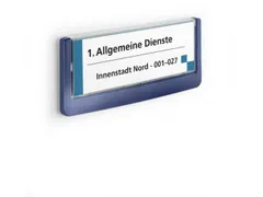 Deurbordje Click Sign 149x52mm Blauw