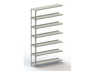 Schroefstelling Aanbouwveld 2200x1252x304mm 7legborden 80kg - 1