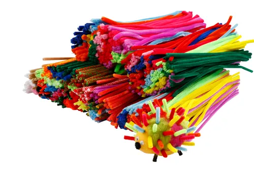 Chenilledraad Creativ Company 30cm dikte 4, 6, 9mm 700 stuks assorti