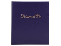 Gastenboek Livre d'O r 27x19cm 140bl ass