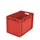 Euronorm Stapelkrat Pp 420x600x400mm Wand/bodem Gesloten Rood 85l