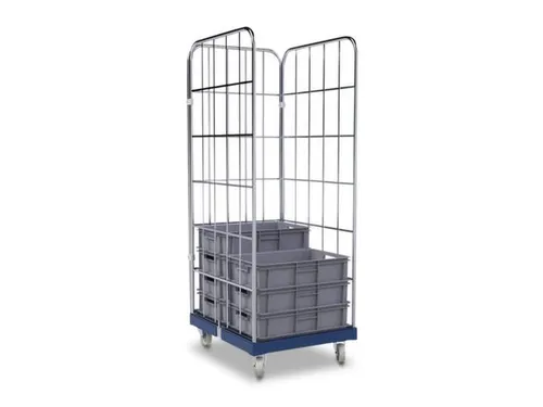 rolcontainer,draagverm. 500kg,HxLxB 1830x815x682mm,nuttige H 1650mm