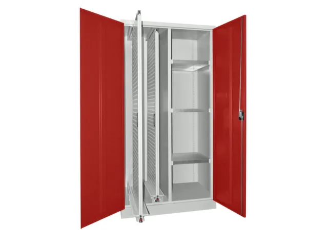 verticale kast,HxBxD 1950x1000x600mm,RAL7035,front RAL3000