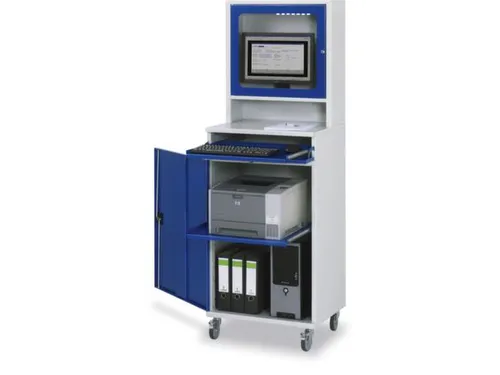 Computerkast 1895x 650x 520mm Verrijdbaar Uittreklade Voor Toetsenbord