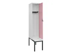 locker met bank,HxBxD 2120x400x815mm,1vak,vak B 400mm,draaigrendel
