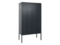 locker voor scheiding van kleding,HxBxD 2120x1200x500mm,4vak