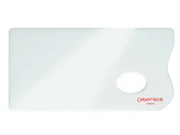 Verfpalet Caran d'ache plexiglas 26x13cm wit