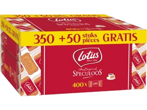 Biscoff Speculoos Per Stuk Verpakt Doos 350 Stuks + 50 Stuks Gratis