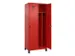 armoire vestiaire noir et blanc,HxlxP 1950x800x500mm,2compart.