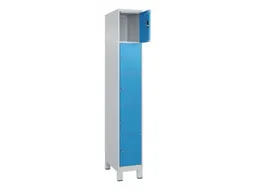 lockerkast,HxBxD 1950x300x500mm,1x5vakken,vak B 300mm,cil.-slot,voeten
