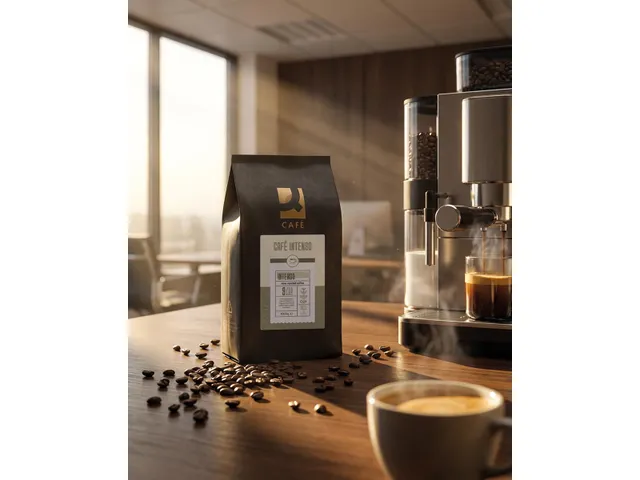 Q-Connect Koffiebonen Café Intenso 1kg Sterke Blend 9/10
