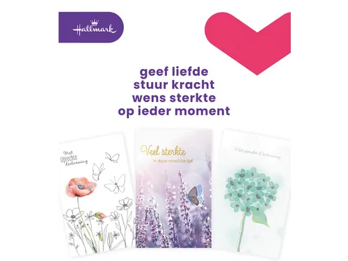 Wenskaart Hallmark Business Box condoleance navulset à 10 stuks