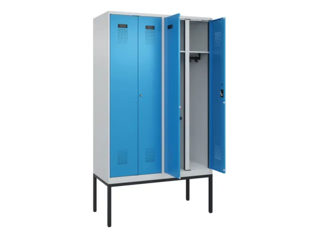 locker voor scheiding van kleding,HxBxD 2120x1200x500mm,4vak