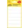 Etiket Avery Zweckform 3080 76x19mm wit 36 stuks