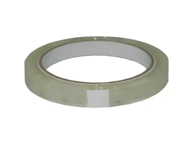 Verpakkingstape Transparant 25µm PP Acryl 12mmx66mtr Low Noise