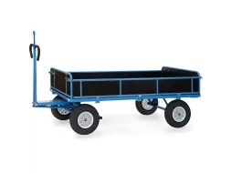 Handtrekwagen 6456P 750kg 1940x940mm hout polyurethaan wielen