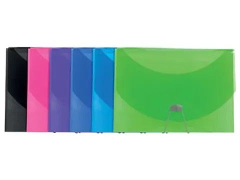 Iderama Sorteermap, Uit Pp, Met 13 Vakken, Geassorteerde Kleuren