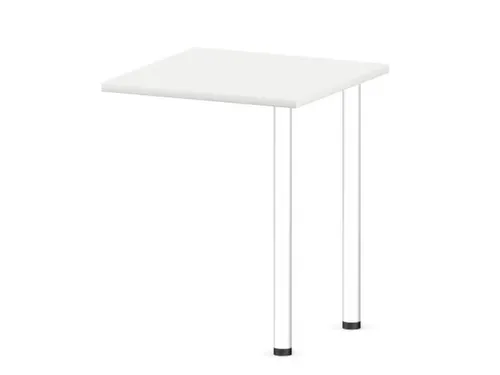 aanbouwtafel,i.h.v.,HxBxD 720-840x600x600mm,Bl-wit