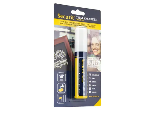 Krijtstift Securit SMA-720 blok wit 7-15mm blister