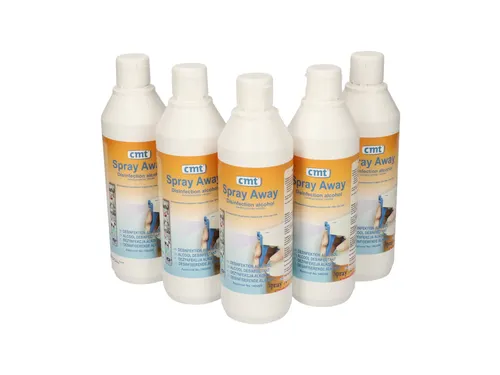Desinfectie CMT Spray-Away alcohol 500ml exclusief verstuiver