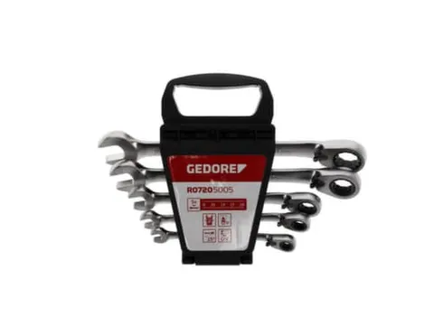 GEDORE R07205005 Combinatie ratel steeksleutelset SW8-19mm 5stuks