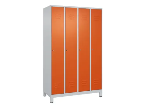 locker voor scheiding van kleding,HxBxD 1950x1200x500mm,4vak