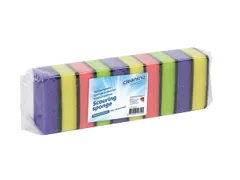 Schuurspons Cleaninq assorti 10 stuks