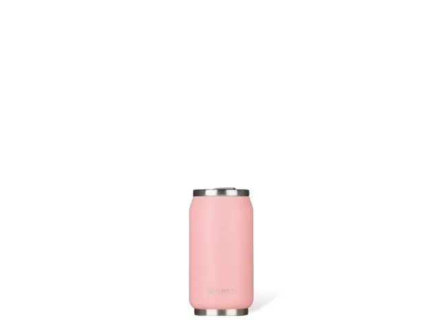 Thermosbeker Les Artistes Paris blik 280ml Pink met geïntegreerd riet