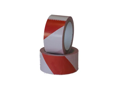 Waarschuwingstape IEZZY 50mmx66m rood/wit