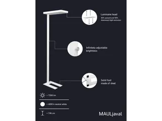 Vloerlamp LED MAULjaval wit dimbaar - 7